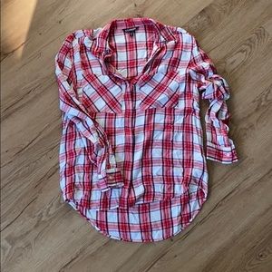 Oversized lightweight flannel